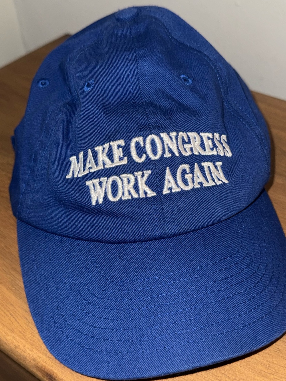 Make Congress Work Again Blue Baseball Cap